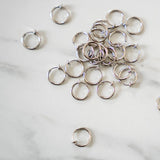 Zilveren nep piercings