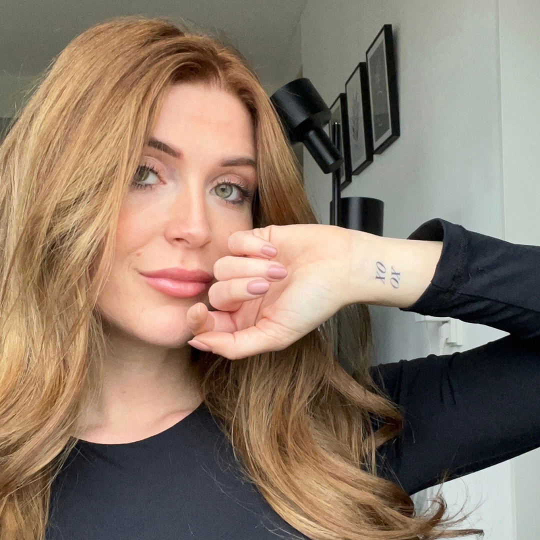 Tatuaggio temporaneo xo xo