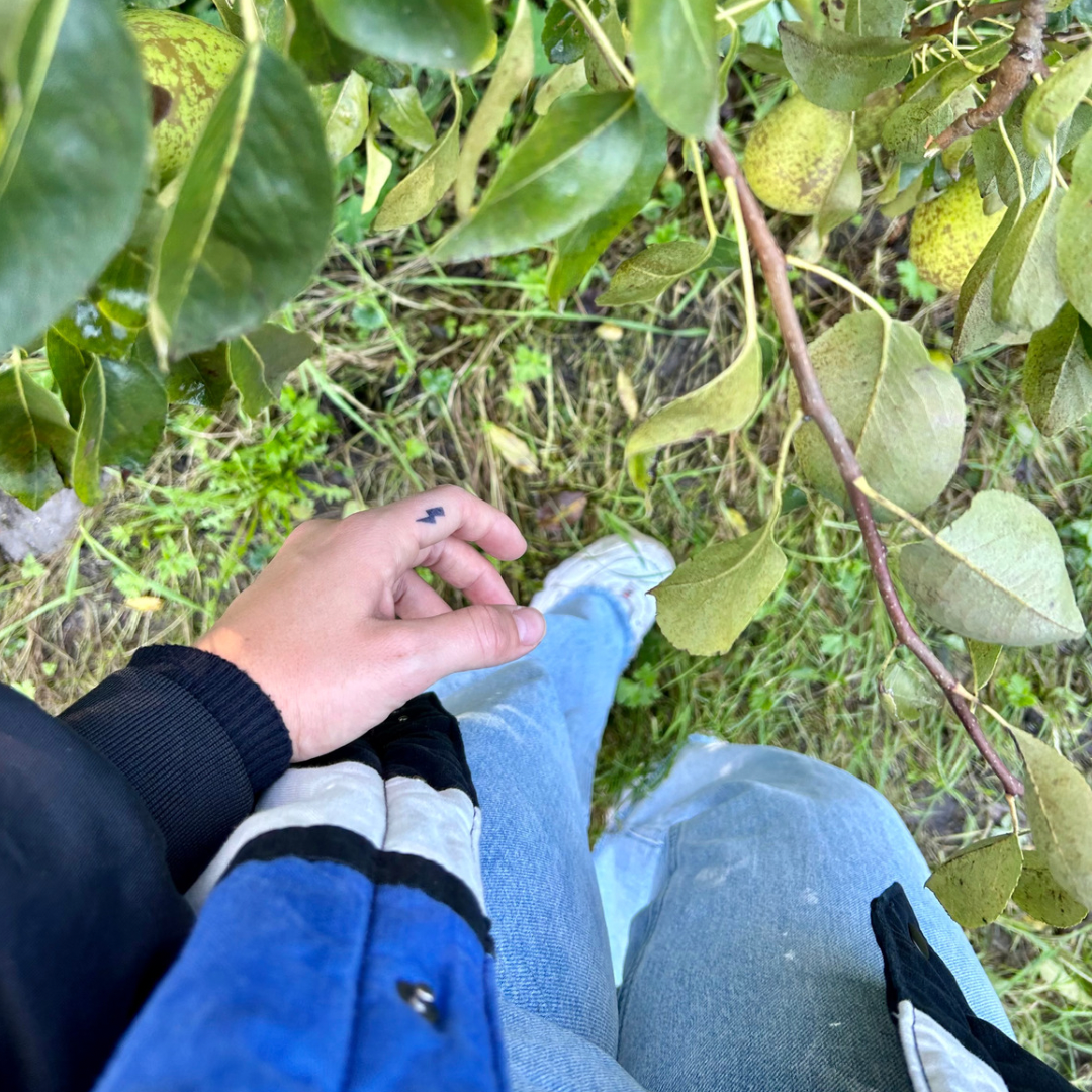 Fulmine tatuaggio temporaneo