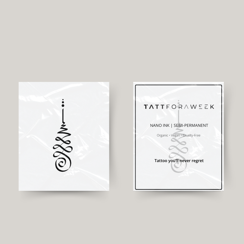 Tatuaggio temporaneo simbolo del buddismo