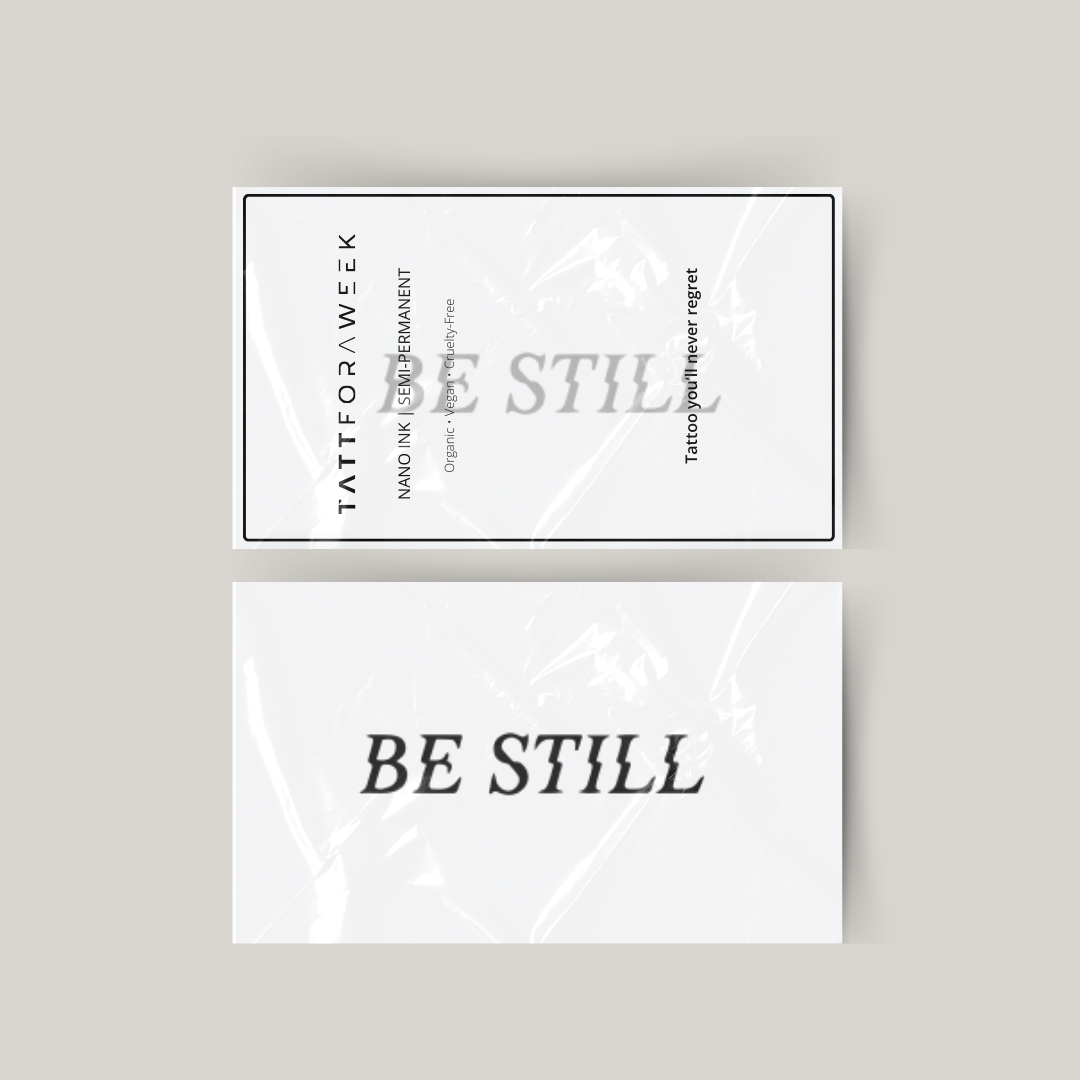 Il tatuaggio temporaneo resta fermo