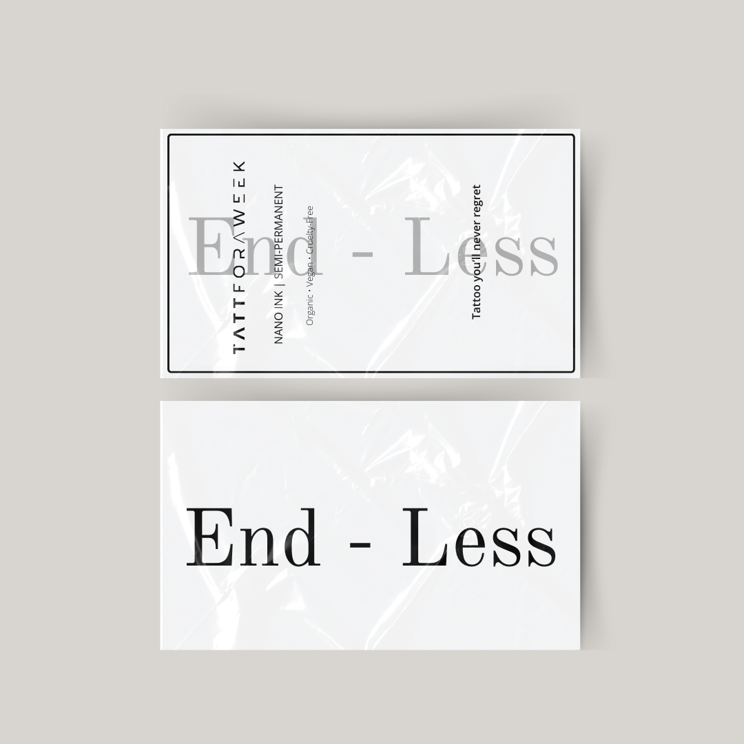 Fine del tatuaggio temporaneo - meno