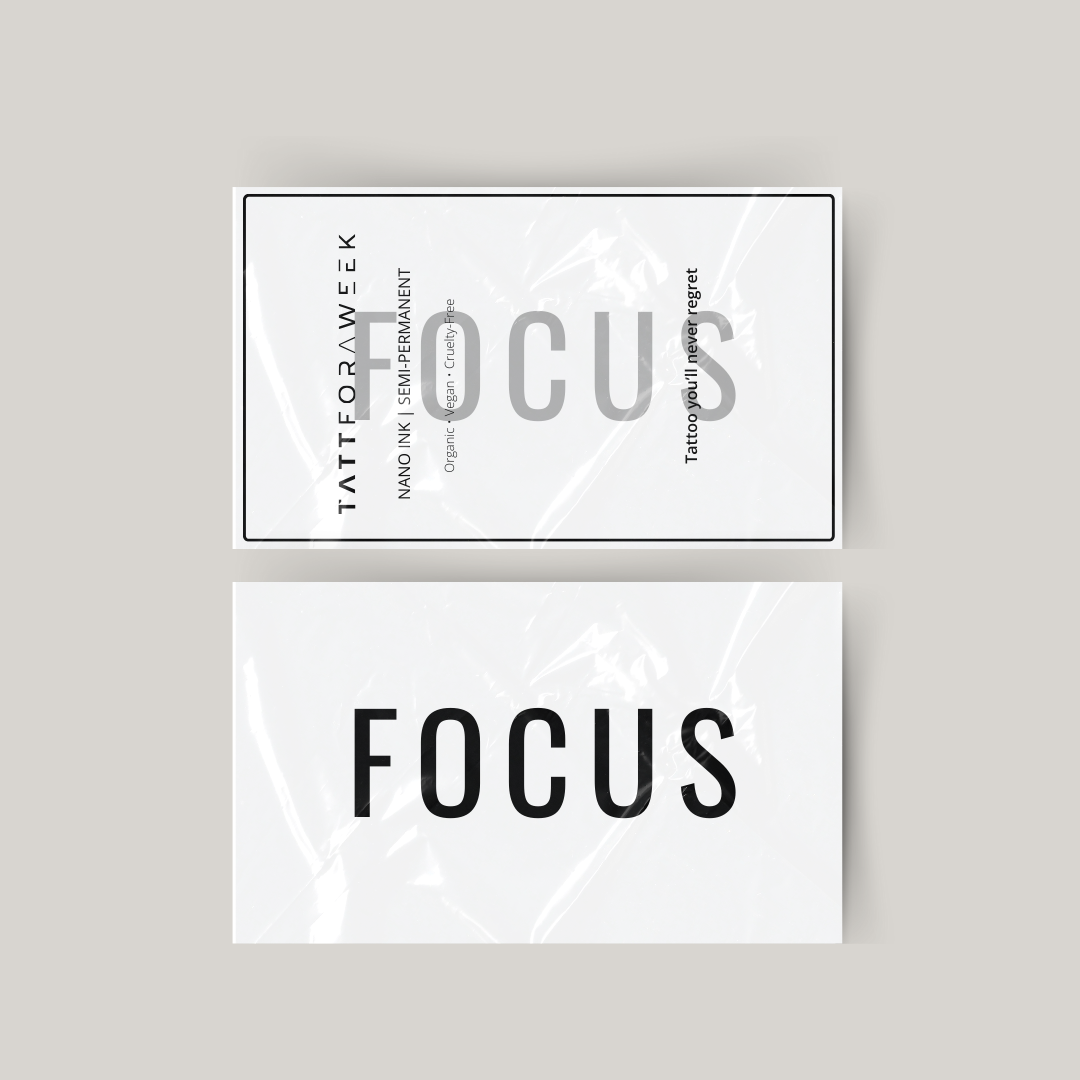 Messa a fuoco temporanea del tatuaggio