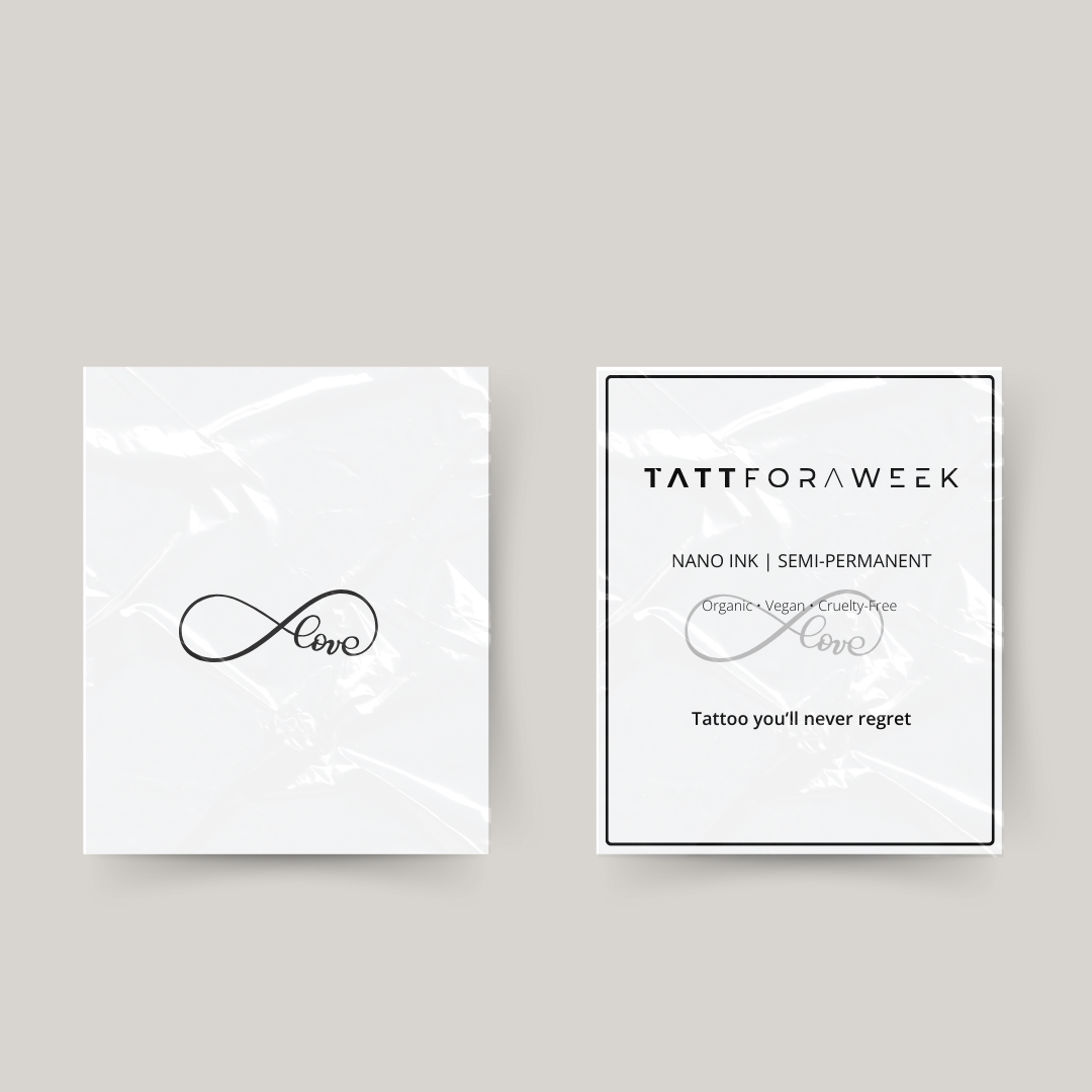 Tatuaggio temporaneo infinito amore