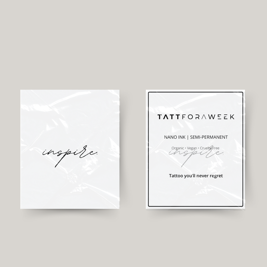 Tatuaggio temporaneo inspire