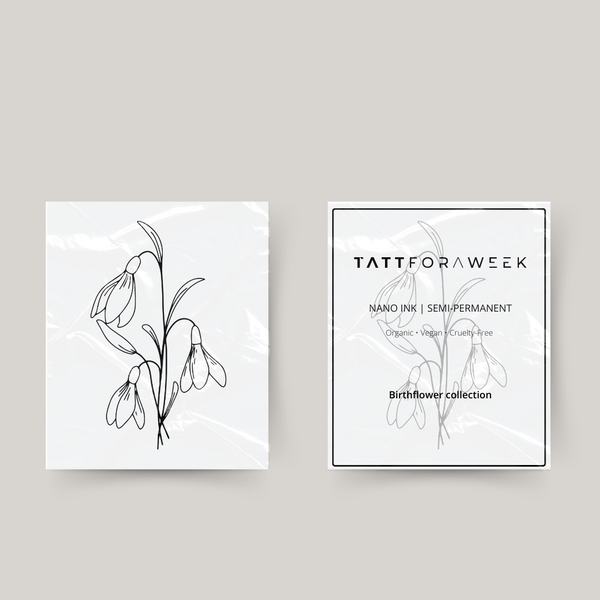 Significato del tatuaggio con il fiore di nascita di gennaio