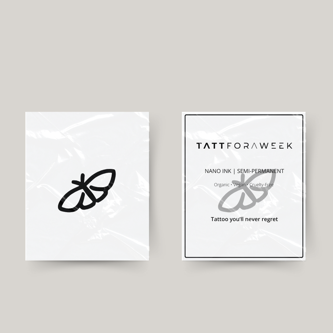 Tatuaggio temporaneo piccola farfalla volante