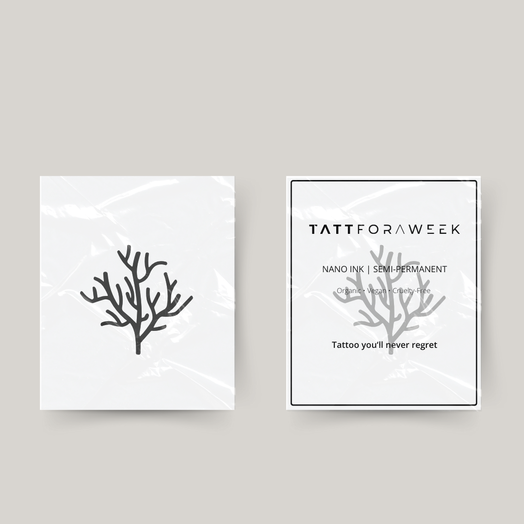 Tatuaggio temporaneo corallo