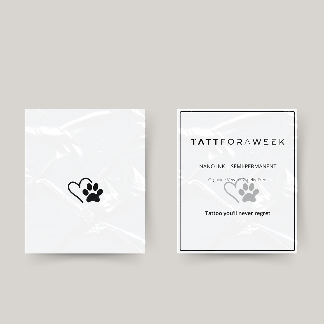 Tatuaggio temporaneo amore cane