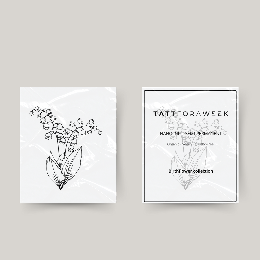 Tatuaggio temporaneo fiore di nascita maggio