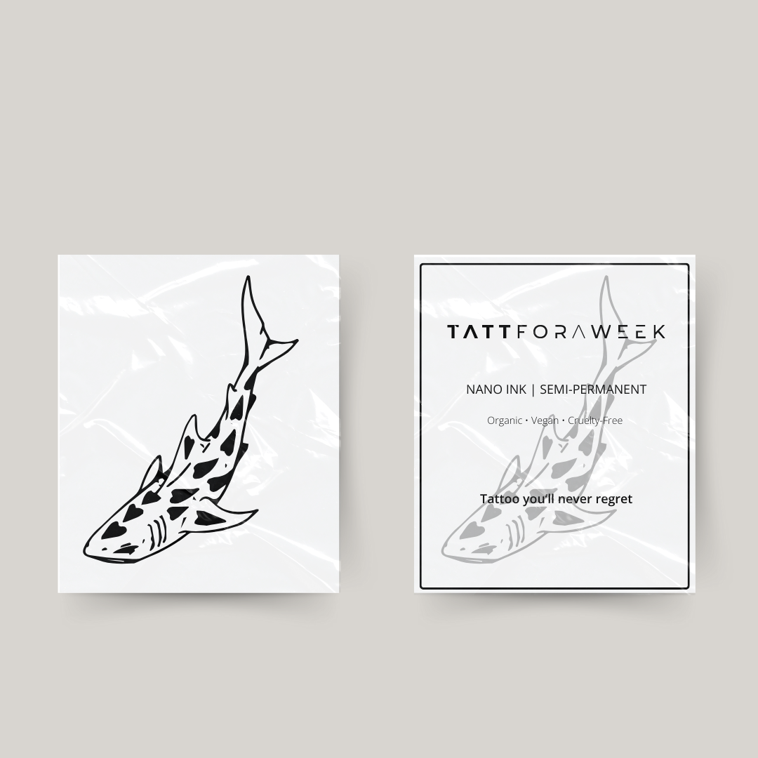 Tatuaggio temporaneo squalo