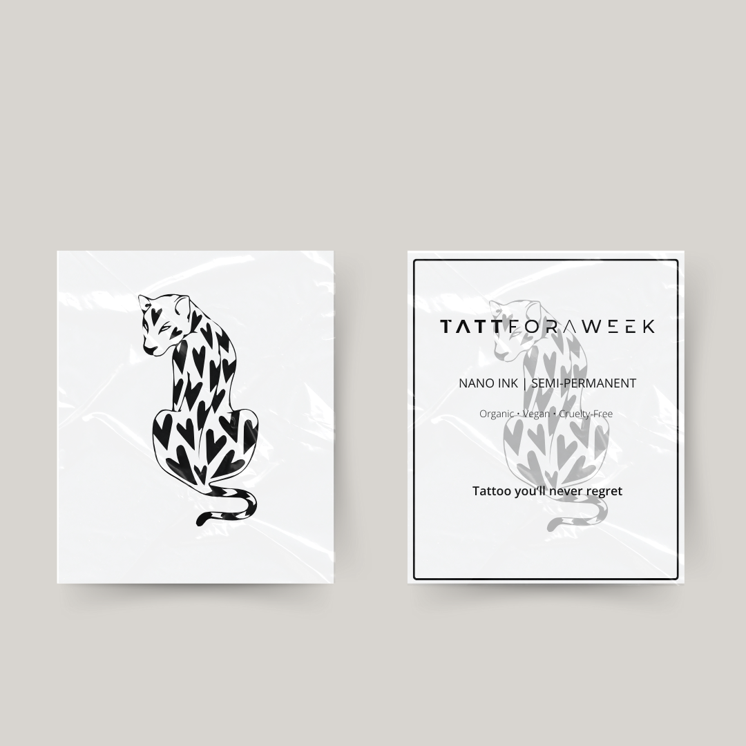 Tatuaggio temporaneo leopardo