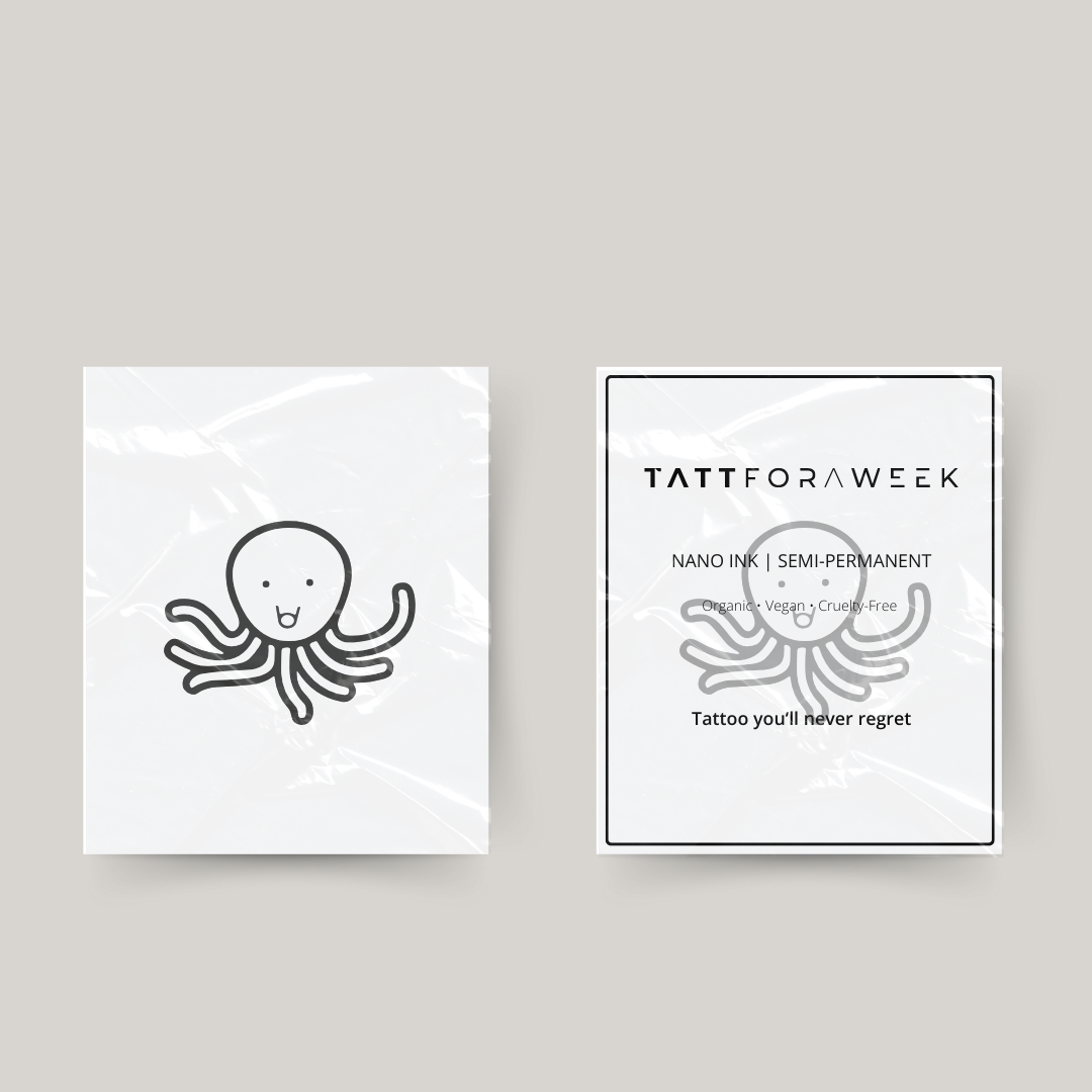 Tatuaggio temporaneo polpo