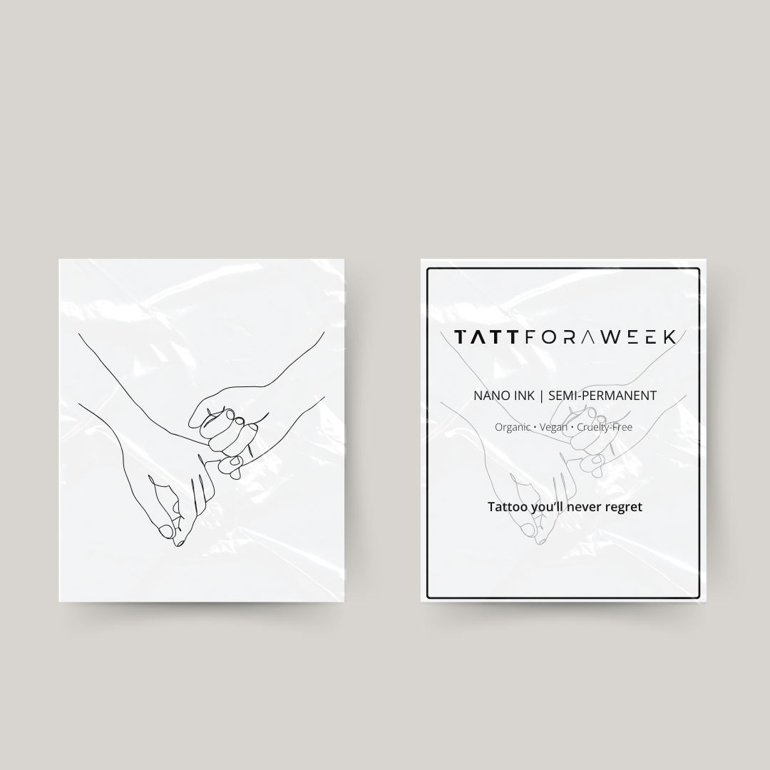 Promessa di mignolo tatuaggio temporaneo