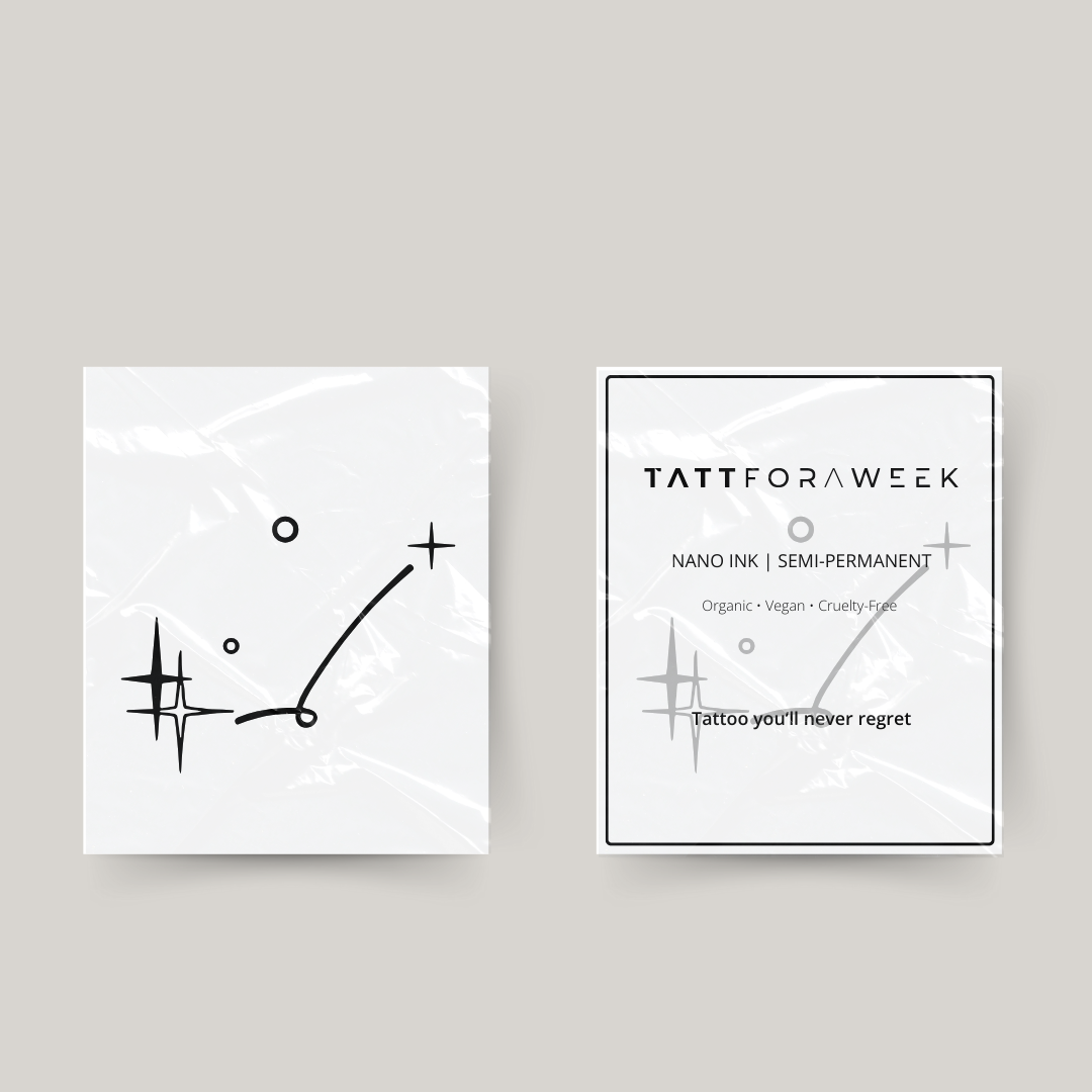 Tatuaggio temporaneo stelle della Vergine