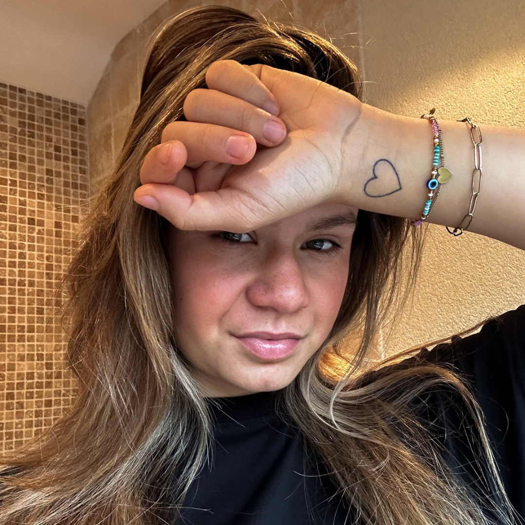 Cuore del tatuaggio temporaneo