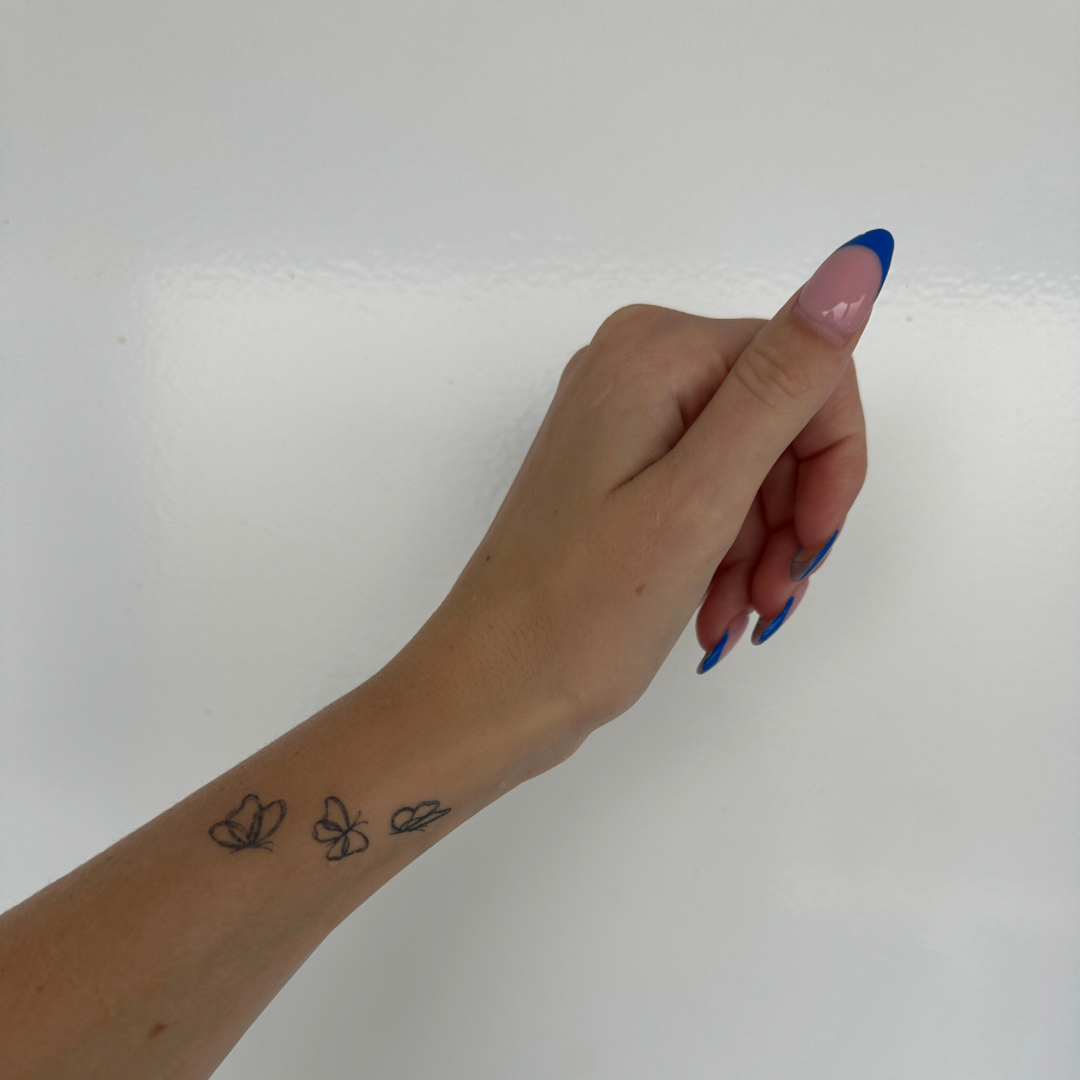 Farfalle tatuaggio temporaneo