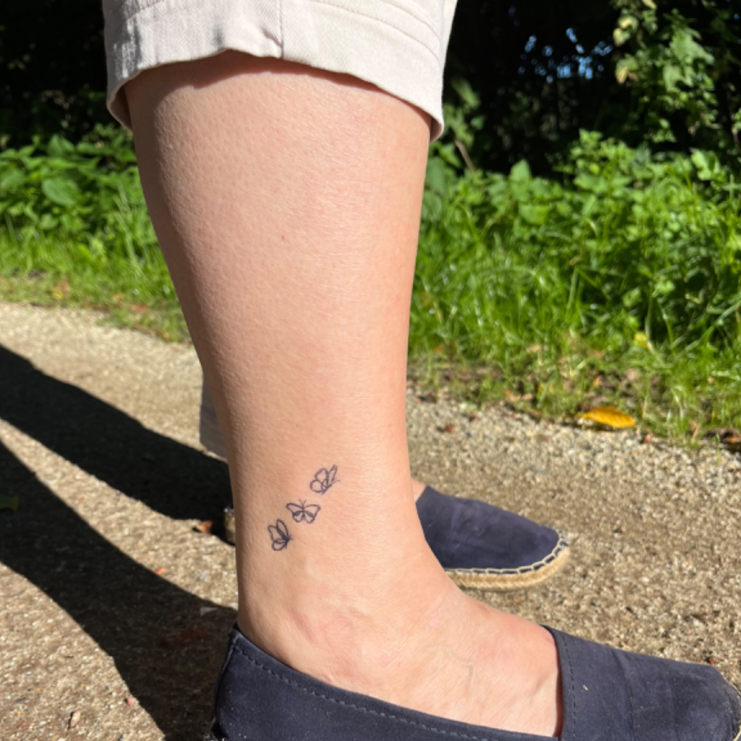 Farfalle tatuaggio temporaneo