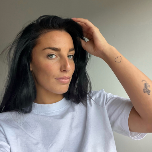 Cuore del tatuaggio temporaneo