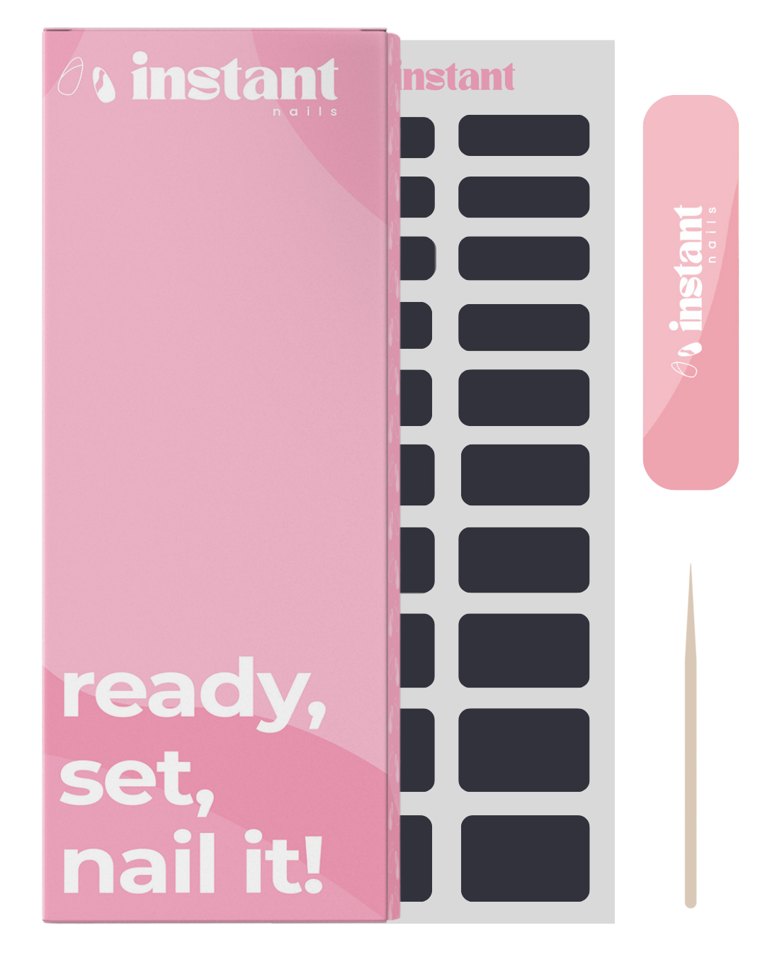 Pellicole per unghie blu mezzanotte