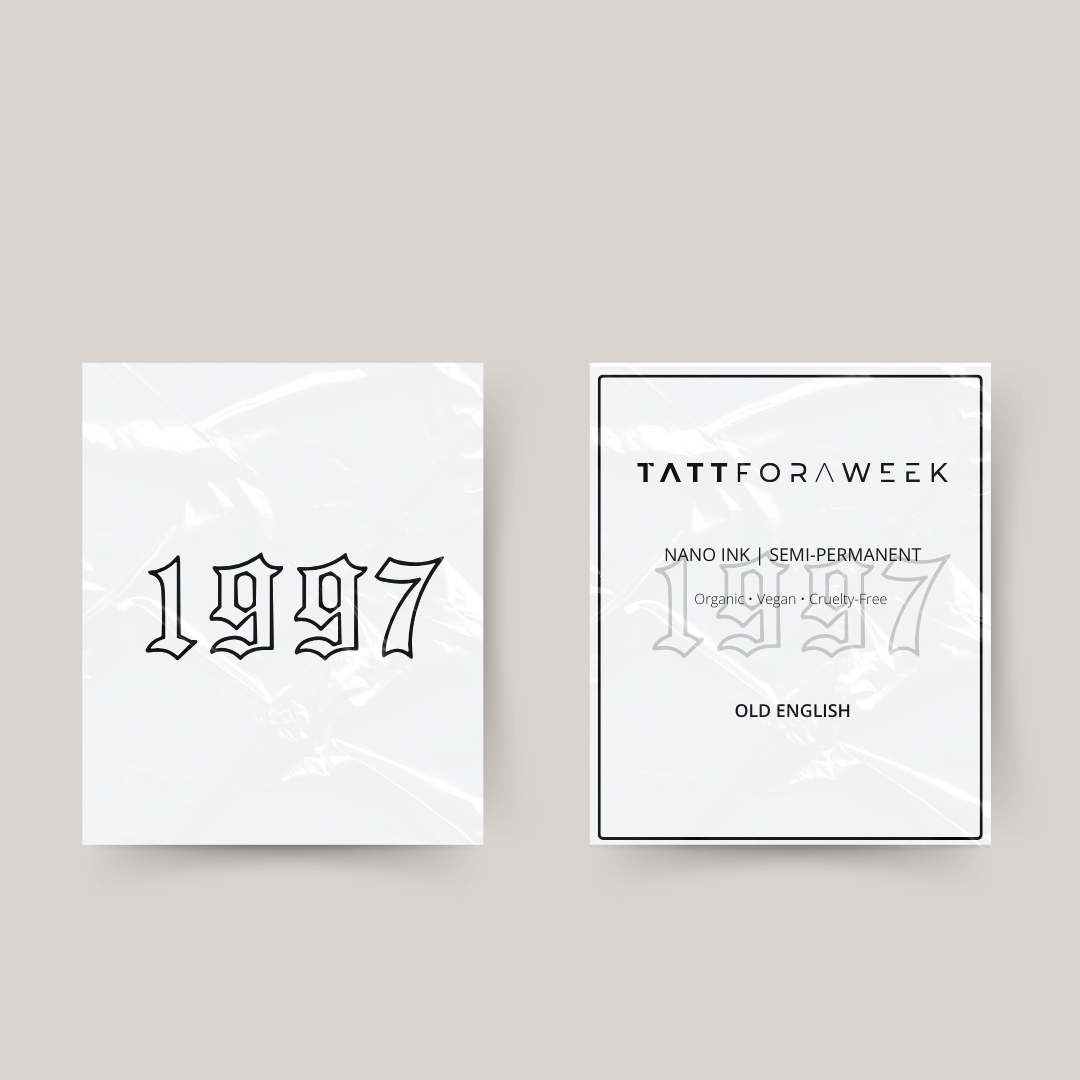 Tijdelijke tattoo 1997