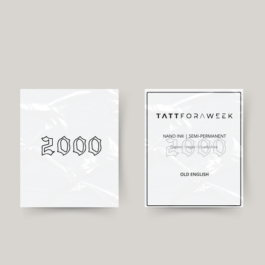 Tijdelijke tattoo 2000