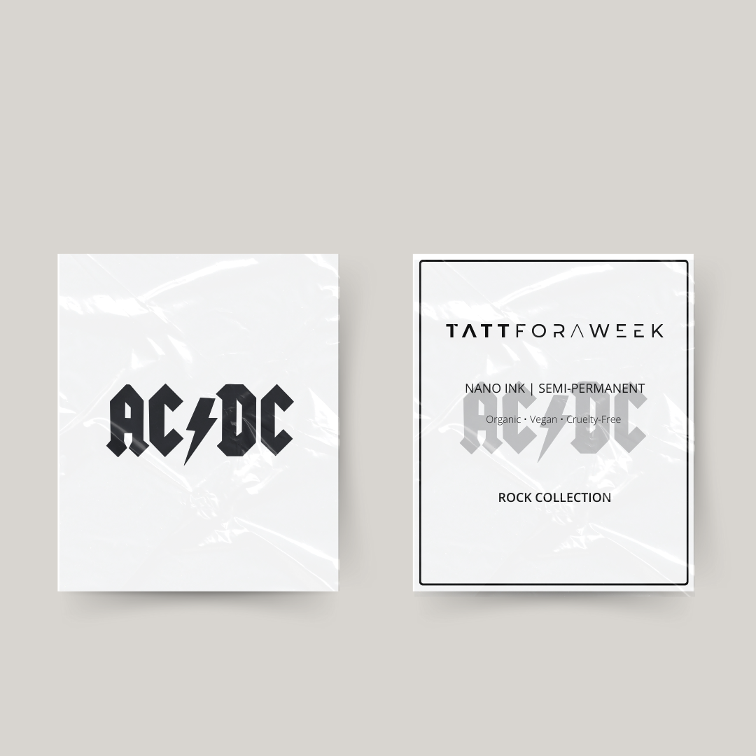 Tatuaggio temporaneo ACDC