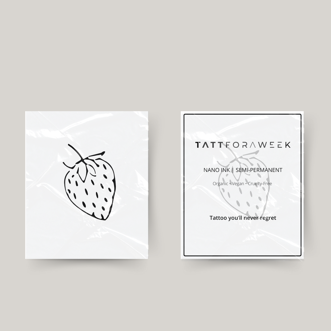Tatuaggio temporaneo fragola