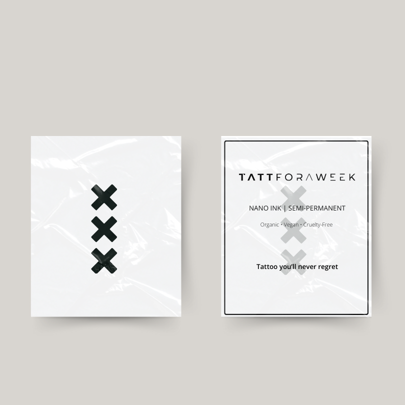 Tatuaggio temporaneo croci di Amsterdam