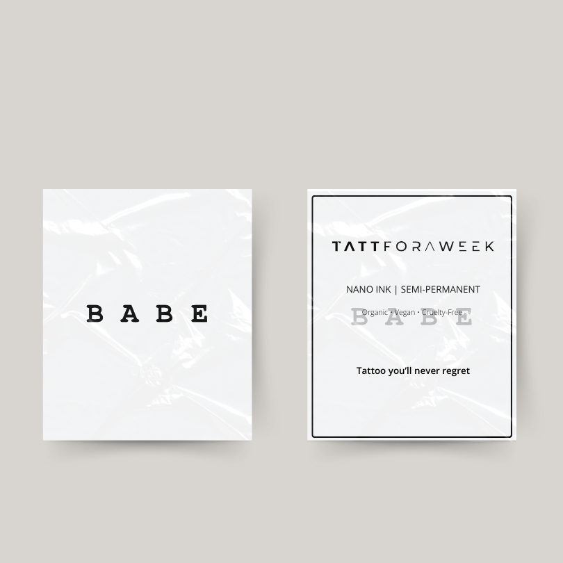 Tatuaggio temporaneo babe