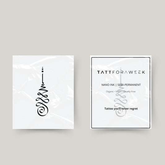 Tatuaggio temporaneo simbolo del buddismo