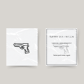 Tatuaggio temporaneo pistola disegnata