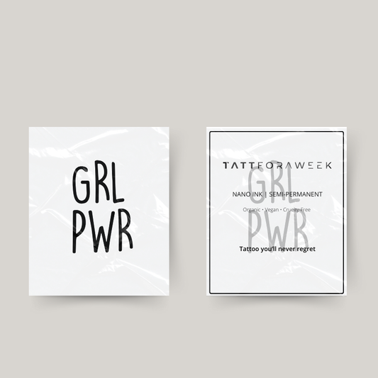 Tatuaggio temporaneo girlpower