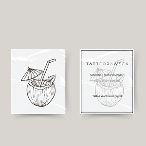 Tatuaggio temporaneo cocco