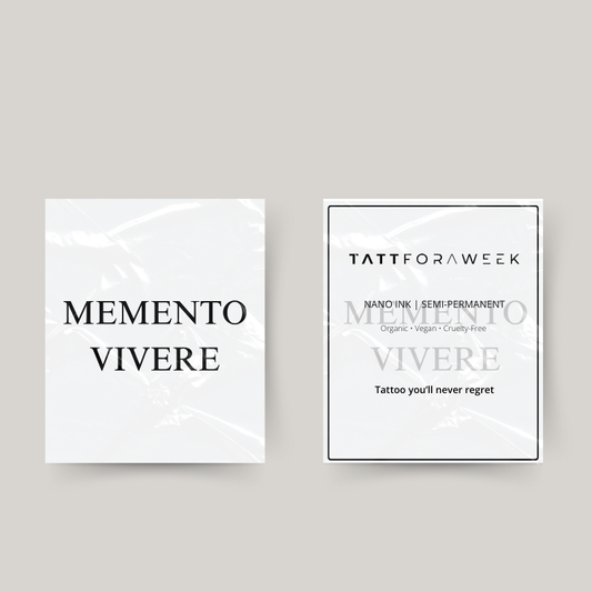 Tatuaggio temporaneo momento vivere