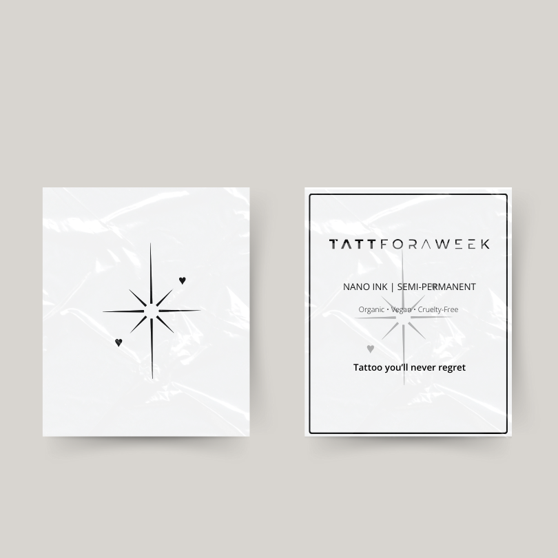 Tatuaggio temporaneo stella polare