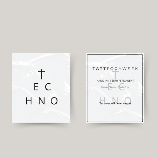 Tatuaggio temporaneo techno