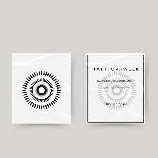 Tijdelijke tattoo zon IIII