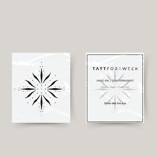 Tijdelijke tattoo zon IX