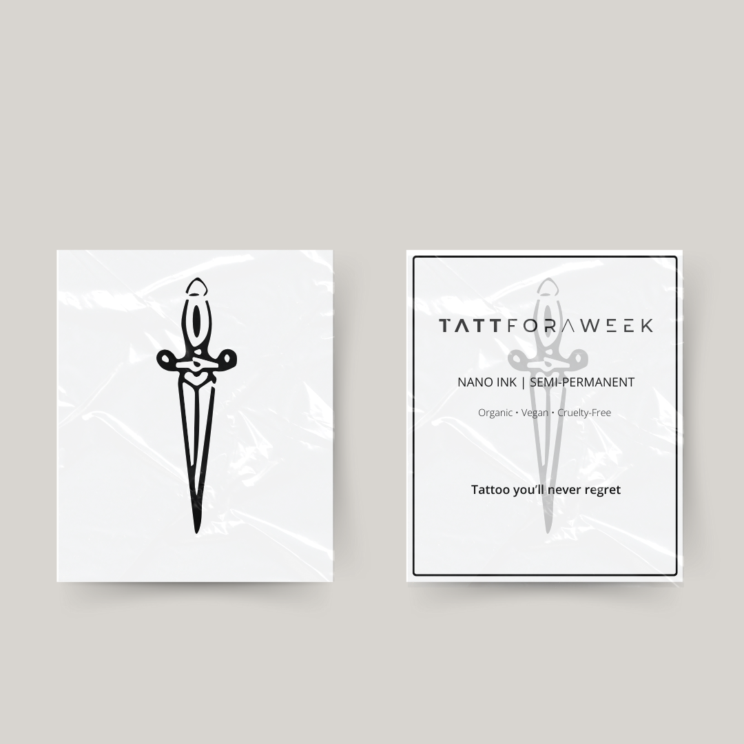Tatuaggio temporaneo spada 2