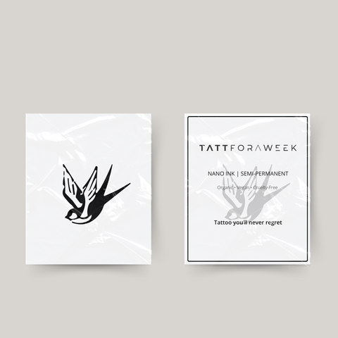 Tatuaggio temporaneo rondine