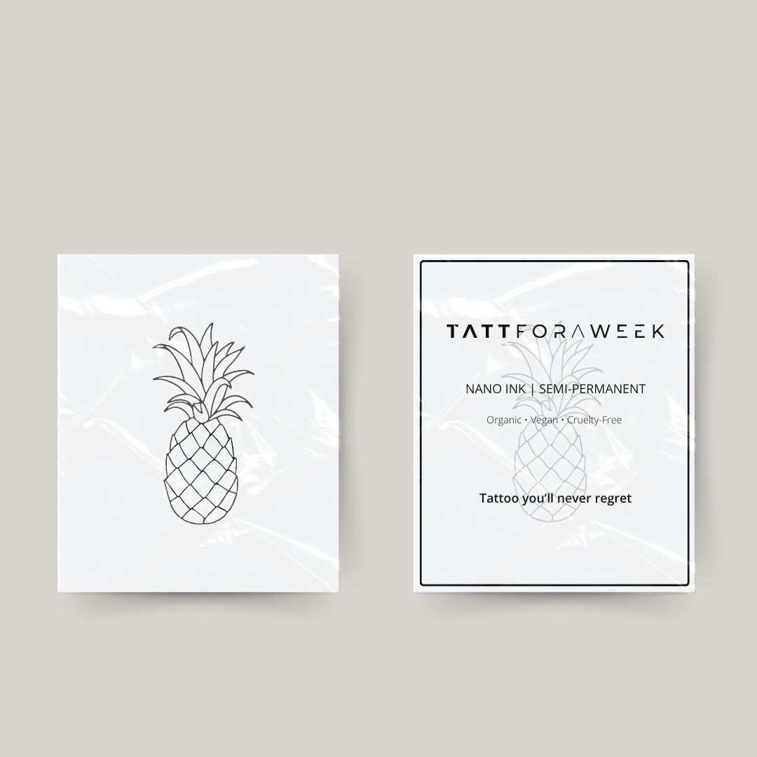 Tatuaggio temporaneo ananas