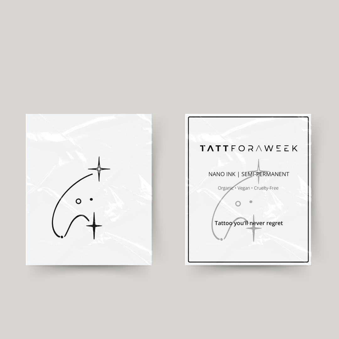 Tatuaggio temporaneo segno zodiacale Acquario