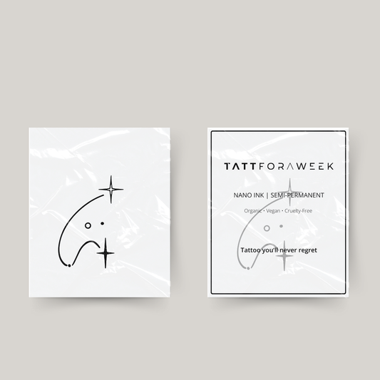 Tatuaggio temporaneo segno zodiacale Acquario