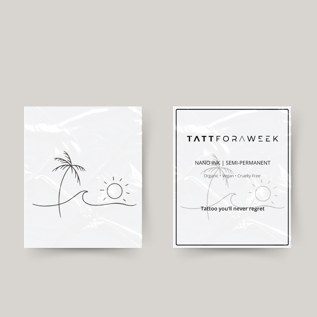 Tatuaggio temporaneo beach vibes