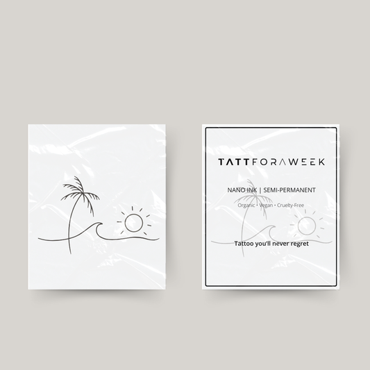 Tatuaggio temporaneo beach vibes