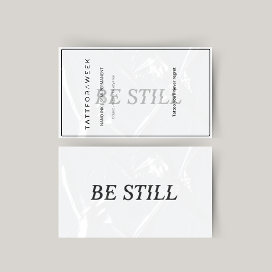 Il tatuaggio temporaneo resta fermo