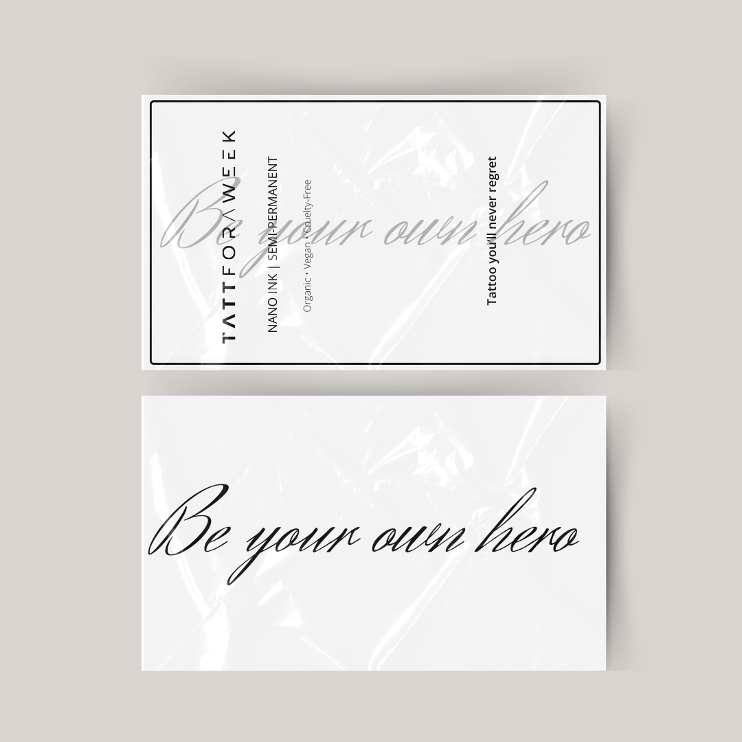 Il tatuaggio temporaneo diventa il tuo eroe