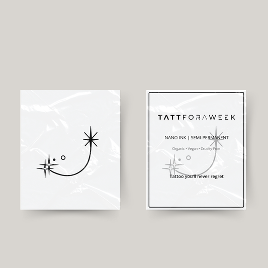 Tatuaggio temporaneo Capricorno stelle