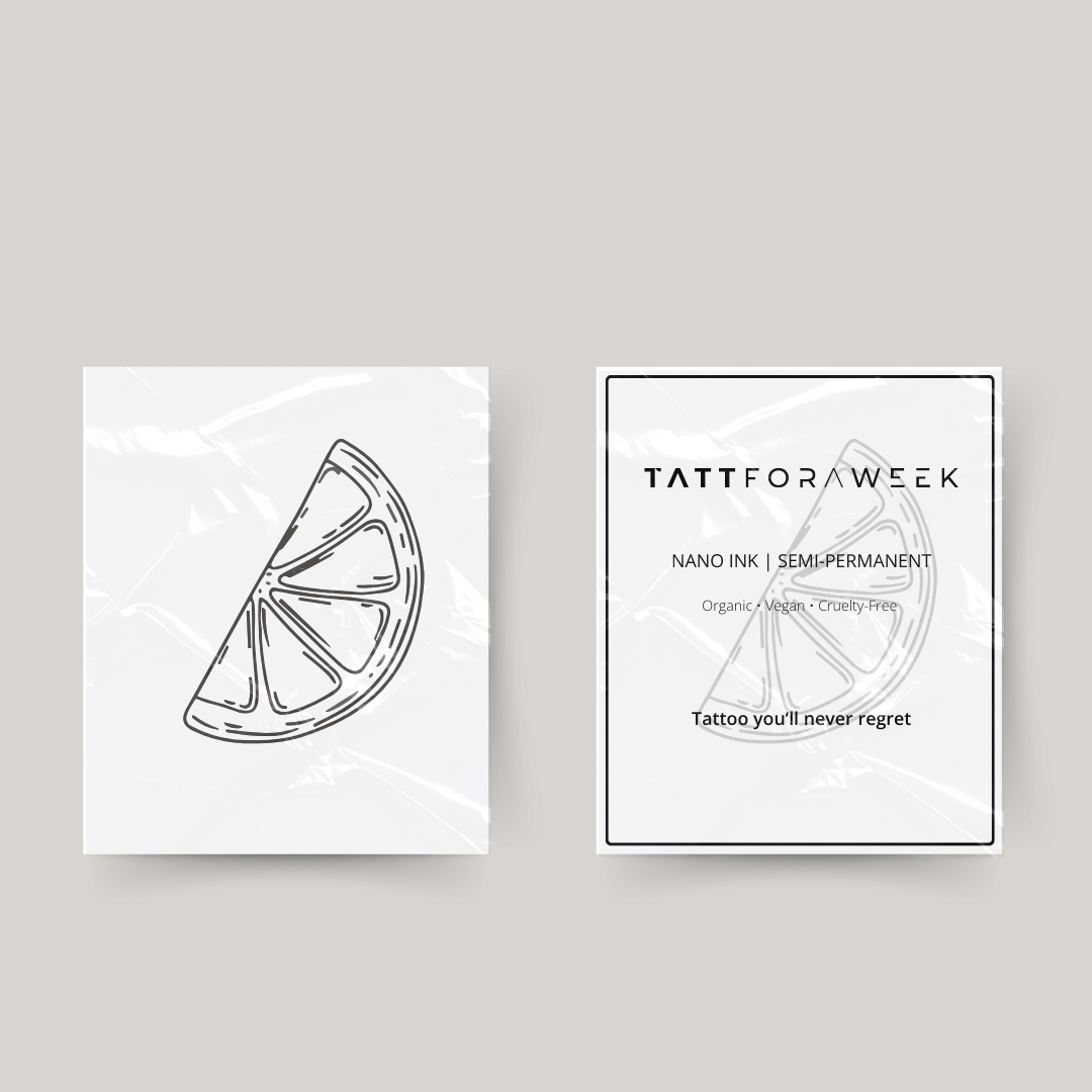 Tatuaggio temporaneo limone